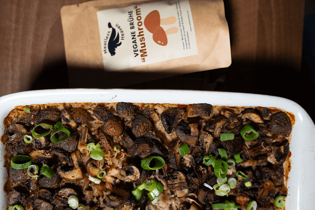 Meatless Heaven - Pilz Reis aus dem Ofen